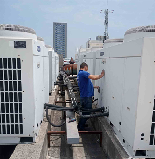 宁波市中央空调制热和不制冷系统维修方法